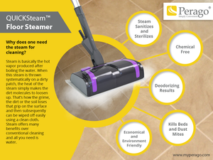 Why does one need the steam for cleaning?